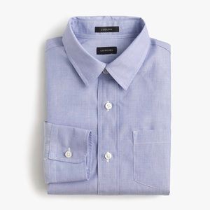 Boys Point-Collar Solid Ludlow Button Down Shirt